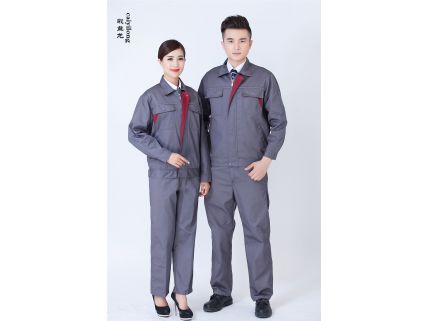 涤棉厚纱卡工作服
