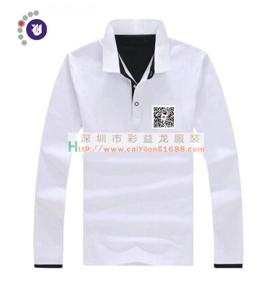 后三角polo衫